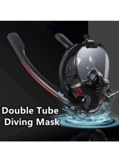 Diving Mask Scuba Double Snorkel Tube Full Face Anti-Fog Adult Snorkeling Mask Kid Swimming Underwater Diving Equipment - pzsku/Z1C3D81380549B581B543Z/45/_/1696609176/0e20f9cb-5876-4bbe-8e26-14f6a0c3897d