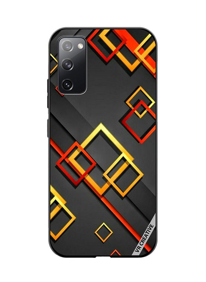 VR CREATIVE Protective Case Cover For Samsung Galaxy S20 FE 5G Abstract Design Multicolour - Image 1