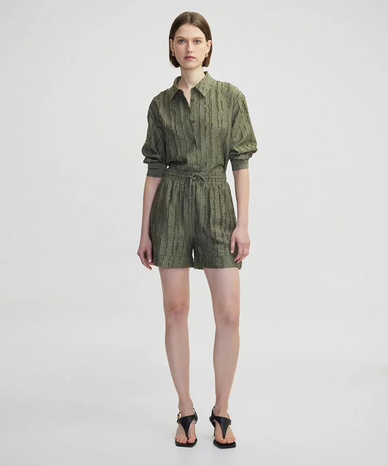 ابيكول Textured Shorts