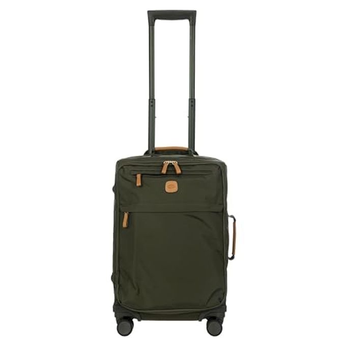 Bric's X Travel Carry-On Luggage Bag With Spinner Wheels 21 Inch Luxury Luggage Bag Olive - Image 4