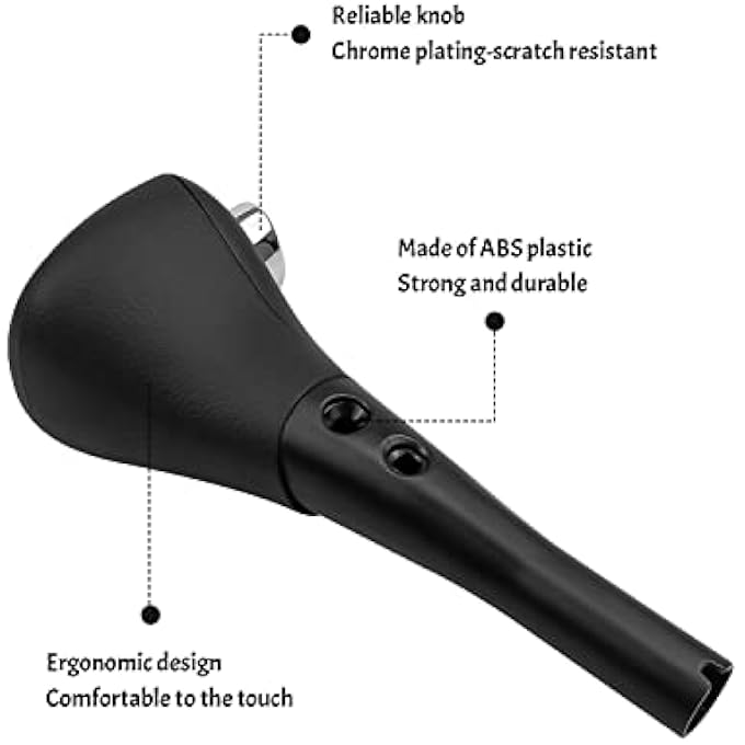 ريحني 54130SDAA84ZB مقبض ناقل حركة للسيارة مقبض كرة يد مقاومة للغبار وذراع ناقل حركة مناسب لهوندا أكورد 2003 2004 2005 - Image 4