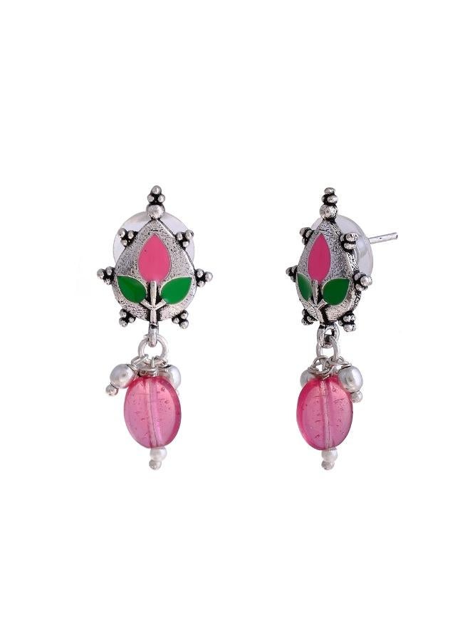 VOYLLA Bagh E Fiza Colourful Drop Earrings - Image 3