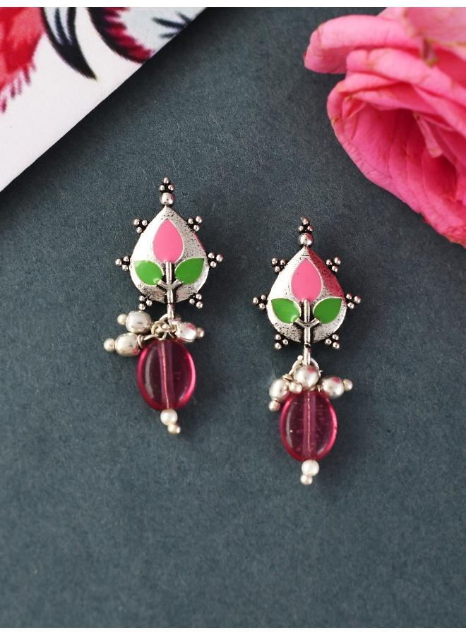 VOYLLA Bagh E Fiza Colourful Drop Earrings - Image 1