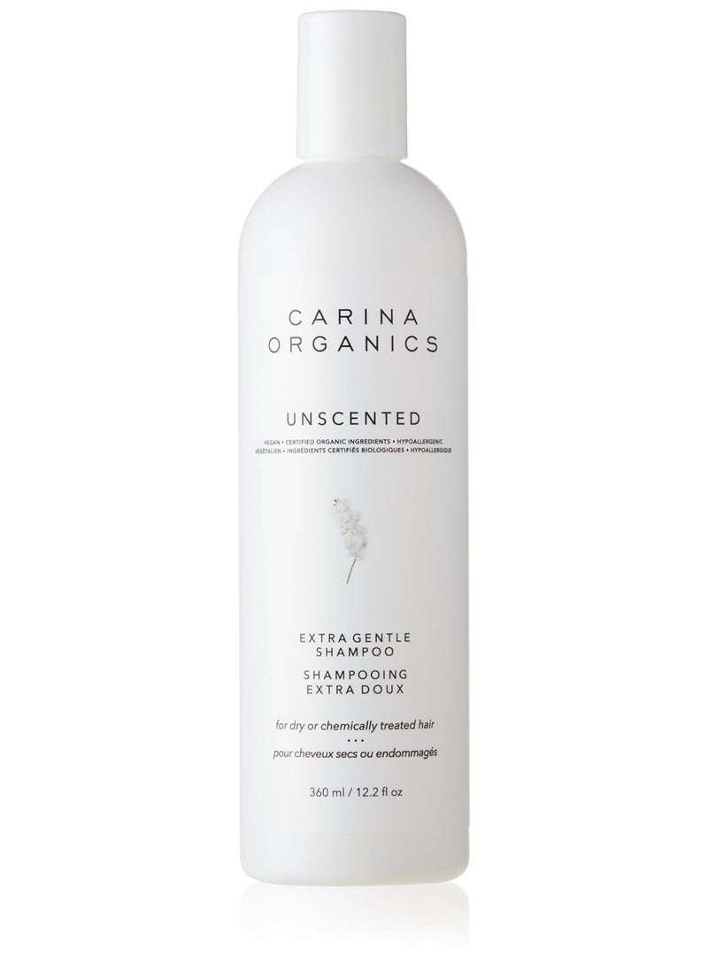 Carina Organics Carina Organics Unscented Extra Gentle Shampoo, 360 Milliliters  - Image 1