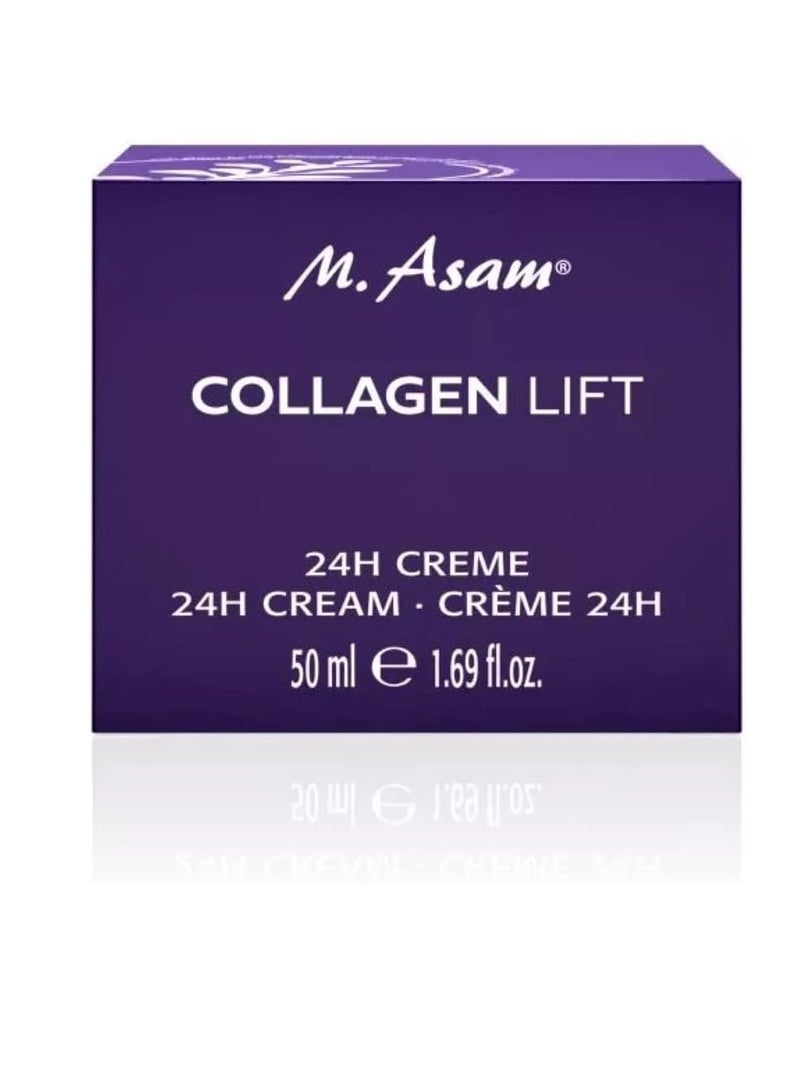 asam COLLAGEN LIFT 24h Cream 50ml  Face Cream For Women With Collagen Boost Day and Night Moisturizer Anti Aging Face Cream For Firmer Skin - Image 3