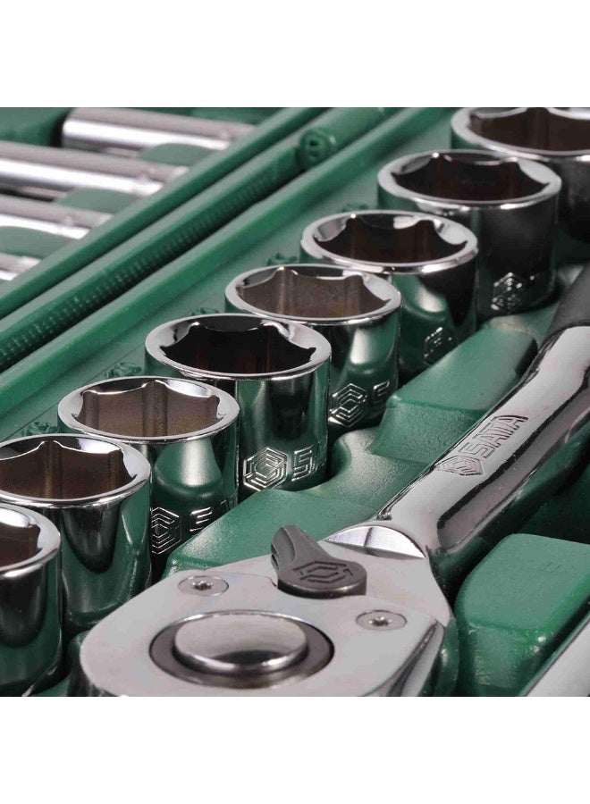 SATA ST09013SJ 88-Piece 1/4" and 1/2" Drive 6 Point Metric Socket Set - Image 5