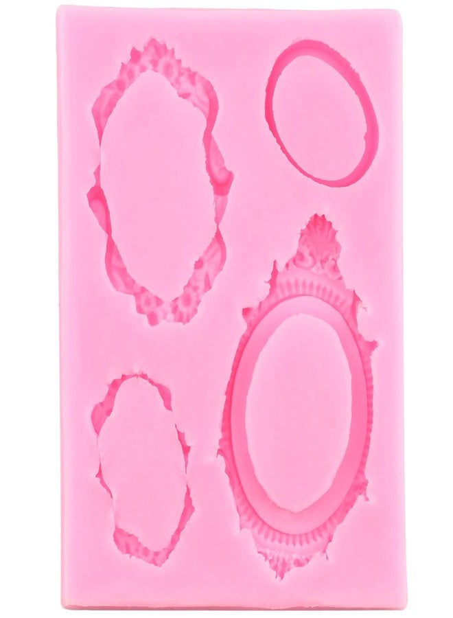 Mujiang Picture Frames Silicone Mold Photo Frame Fondant Molds Vintage Frame Mold For Sugar Cake Decorating Cupcake Topper Chocolate Gum Paste Candy Polymer Clay Set Of 4 - Image 5