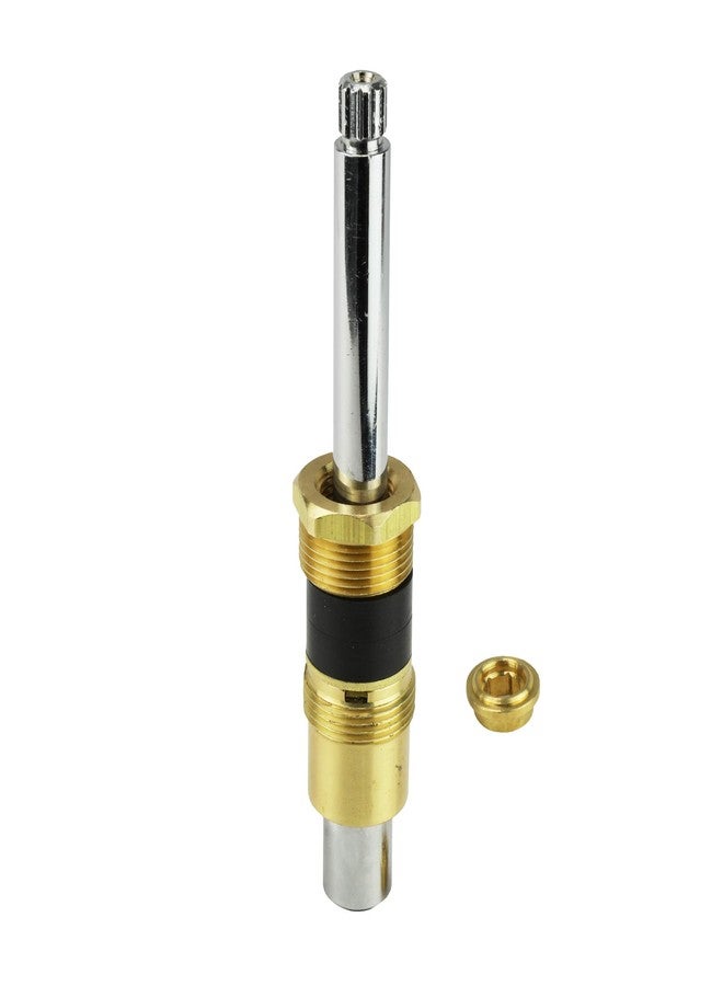 Danco 15396B 11I-9H/C Hot Cold Stem for Repcal/Crane Tub/Shower Faucets with Bonnet & Locknut, Brass - Image 2