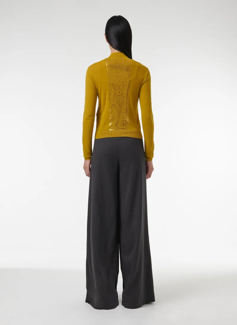 leem Sequin Embellished Knit Top