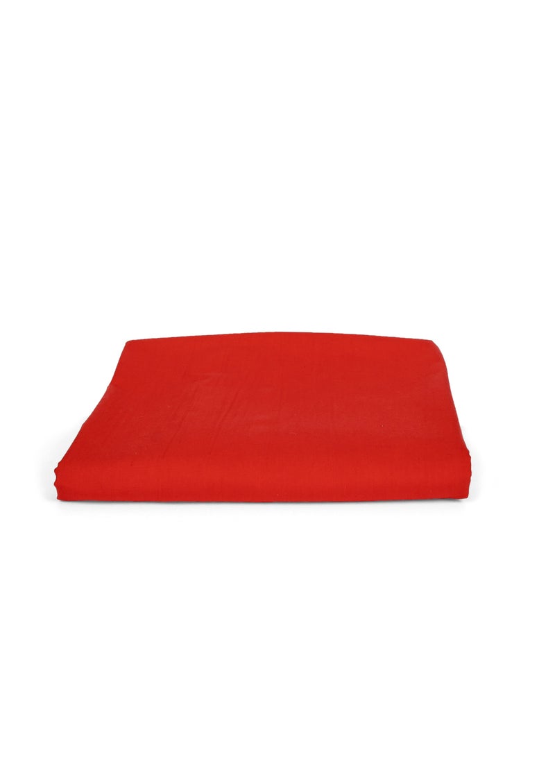 Home of linens Flat Sheet Red 180x260  - Image 1