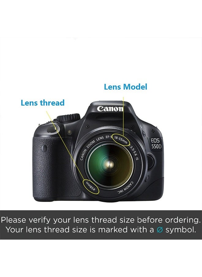 Lightdow - 0.43X Wide-Angle and Macro 2-in-1 Auxiliary Lens 52MM - Image 1