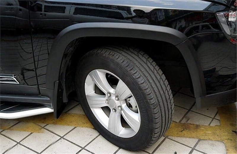 Wivplex Black Fender Flare Wheel Brow Extensions for Jeep Compass - Image 3