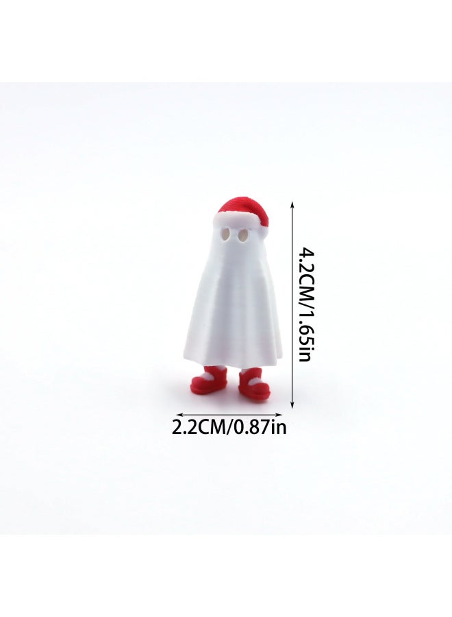 3D Printing Color Small Animal Toys Explosions Simulation Animal Model Microscopic Landscape Decoration Blind Box Hand-made-Color:Little Red Riding Hood Ghost - Image 1