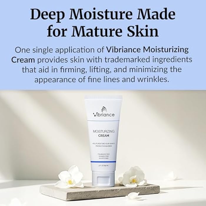 Vibriance Moisturizing Cream | Anti Aging Moisturizer for Face with Squalane, Niacinamide | Moisturizer for Aging Skin | Day/Night Face Cream for Older Women 60 Plus - Image 5