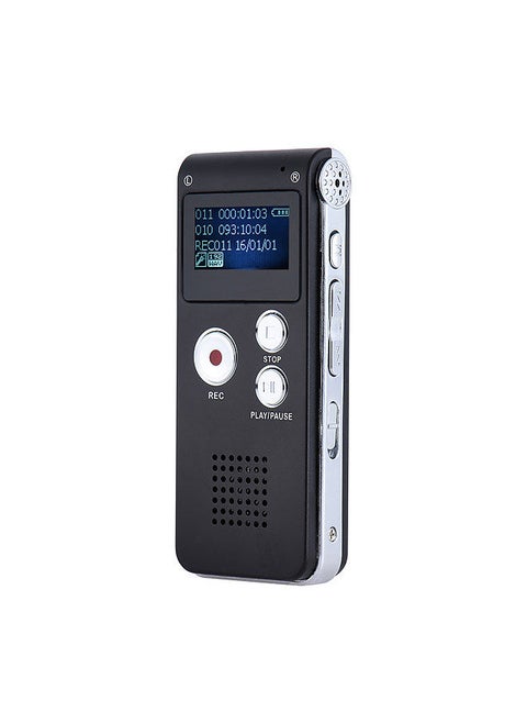 8GB Intelligent Digital Audio Voice Phone Recorder Dictaphone MP3 Music Player Voice Activate VAR A-B Repeating