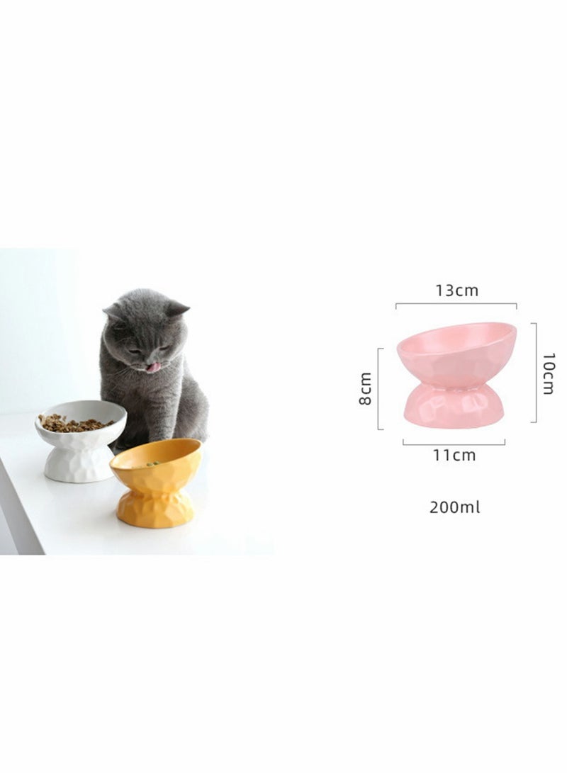 Elevated Non-Slip Cat and Small Dog Bowls, Safe, Easy to Clean, Tilted Design for Comfortable Feeding - Image 3