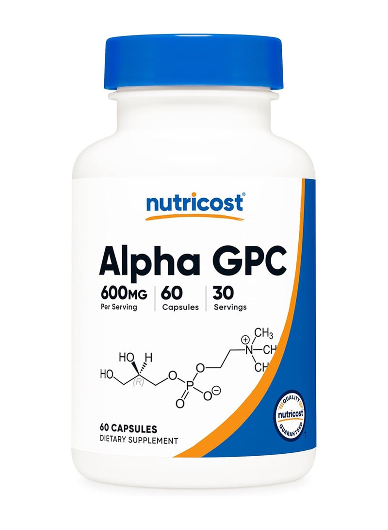 ألفا جي بي سي 600 ملجم 60 كبسولة نباتية 300 ملجم لكل كبسولة - Image 1