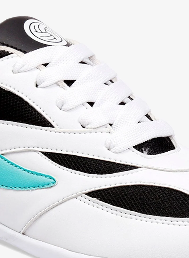 Bacca Bucci Green Urban Retro Blocked Fashion Sneakers for Men | Best Price UAE