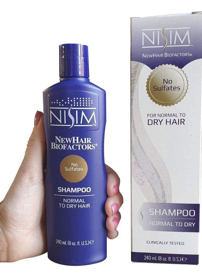 Nisim NISIM - NewHair BioFactors Shampoo for Normal to Dry Hair - Deep Cleaning Shampoo That Controls Excessive Hair Loss ( 8 Ounces / 240 Milliliters ) - Image 5