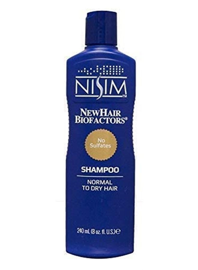 Nisim NISIM - NewHair BioFactors Shampoo for Normal to Dry Hair - Deep Cleaning Shampoo That Controls Excessive Hair Loss ( 8 Ounces / 240 Milliliters ) - Image 2