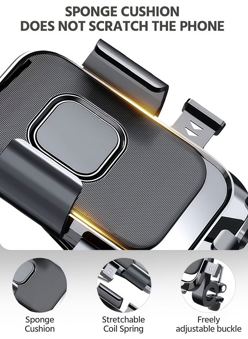 BlueHole Shock-Absorbing Motorcycle Phone Holder, Adjustable Mount Bracket for Motorbike and Bicycle, Universal Fit for iPhone, Samsung, Huawei, Xiaomi, Redmi, Honor, and More - Image 5