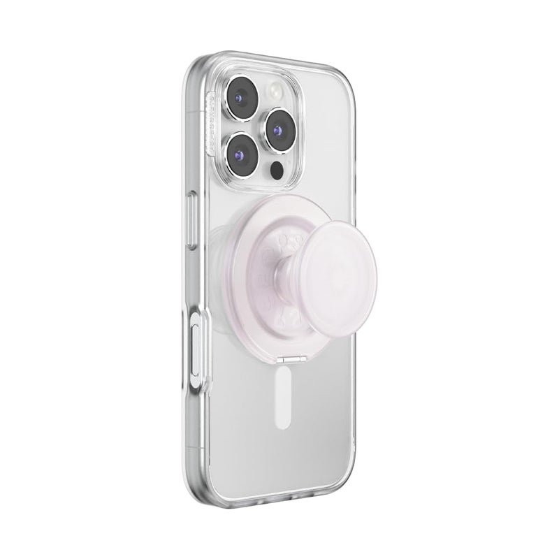 PopSockets Kick-Out Grip for MagSafe, Adjustable Kickstand for Portrait or Landscape, Magnetic Stand - Opalescent - Image 2