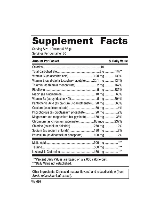 ميتاجينكس ميتاجينيكس إندورا - مسحوق مكمل غذائي لموازنة الإلكتروليتات - عبوات مرطبة - مع حمض الأسكوربيك والكالسيوم - غير معدل وراثيًا، خالٍ من الغلوتين ونباتي - بنكهة الليمون - 30 عبوة (0.2 أونصة لكل عبوة) - Image 1