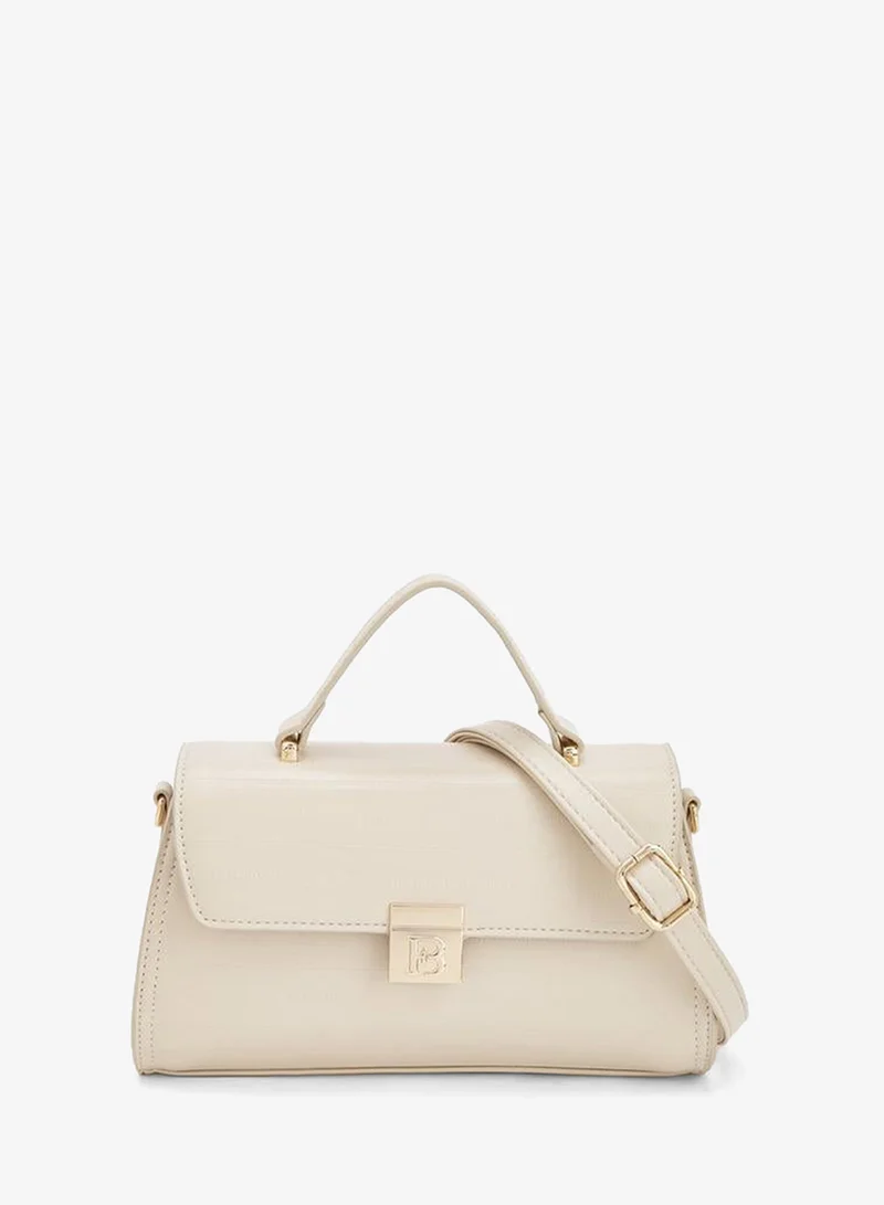 Logo Accent Crossbody Bag With Detachable Shoulder Strap