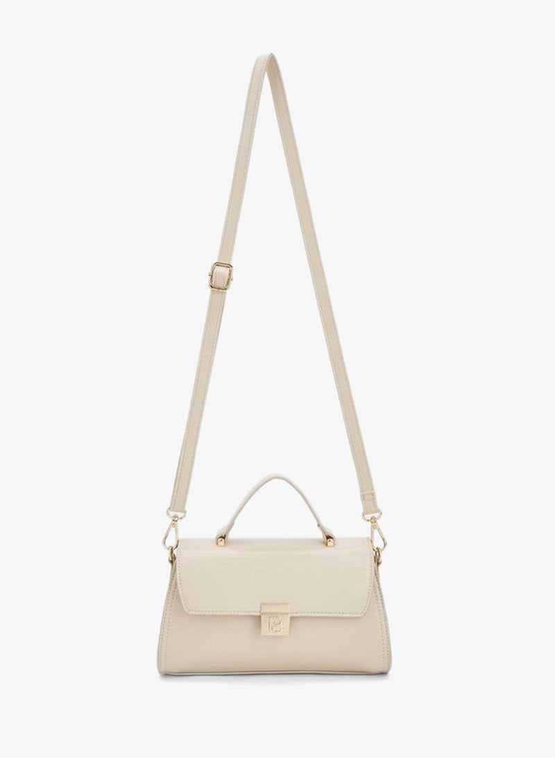 Flora Bella By Shoexpress Logo Accent Crossbody Bag With Detachable Shoulder Strap - Image 2
