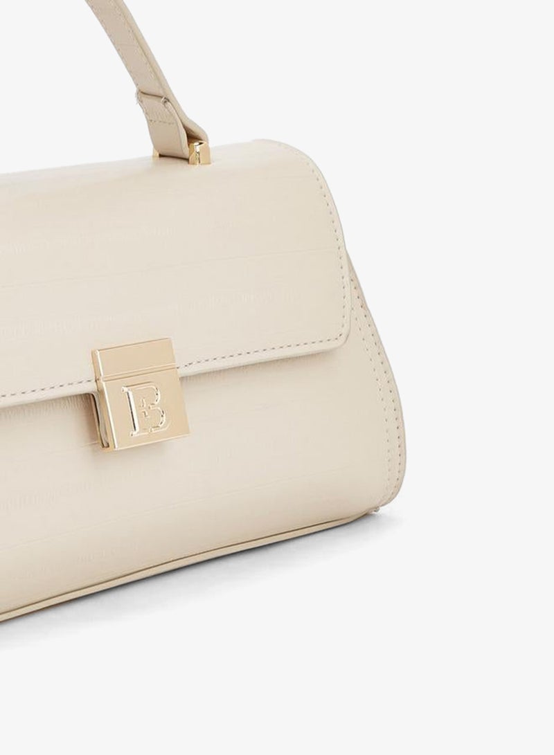 Flora Bella By Shoexpress Logo Accent Crossbody Bag With Detachable Shoulder Strap - Image 4