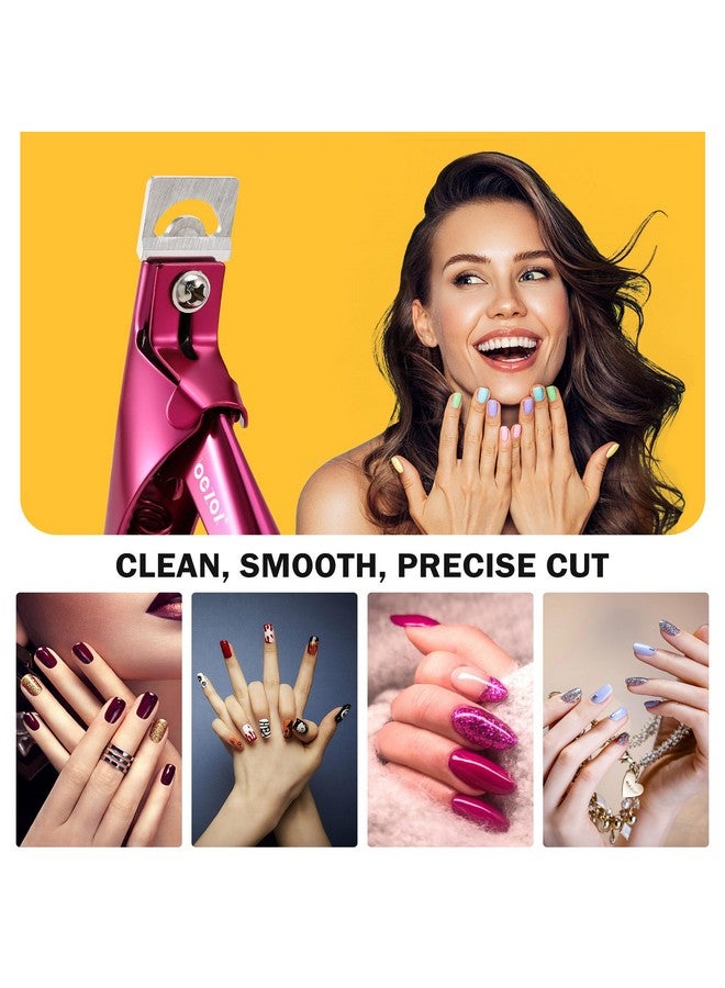 BEZOX Sharp Blade Acrylic Nail Clipper, Professional and High Precision Nail Tip Cutters, False Nail Cutter for Nail Tips - Image 3