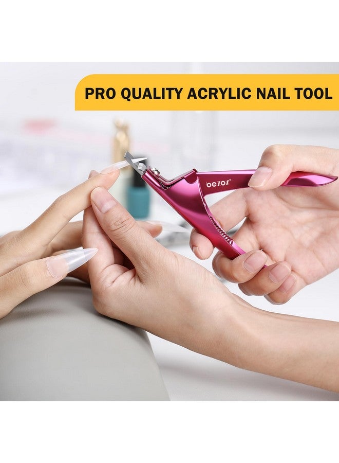 BEZOX Sharp Blade Acrylic Nail Clipper, Professional and High Precision Nail Tip Cutters, False Nail Cutter for Nail Tips - Image 2