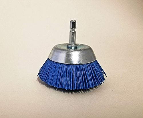 Dico 541-786-21/2 Nyalox Cup Brush 21/2-Inch Blue 240 Grit - Image 2