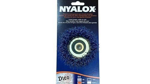 Dico 541-786-21/2 Nyalox Cup Brush 21/2-Inch Blue 240 Grit - Image 3