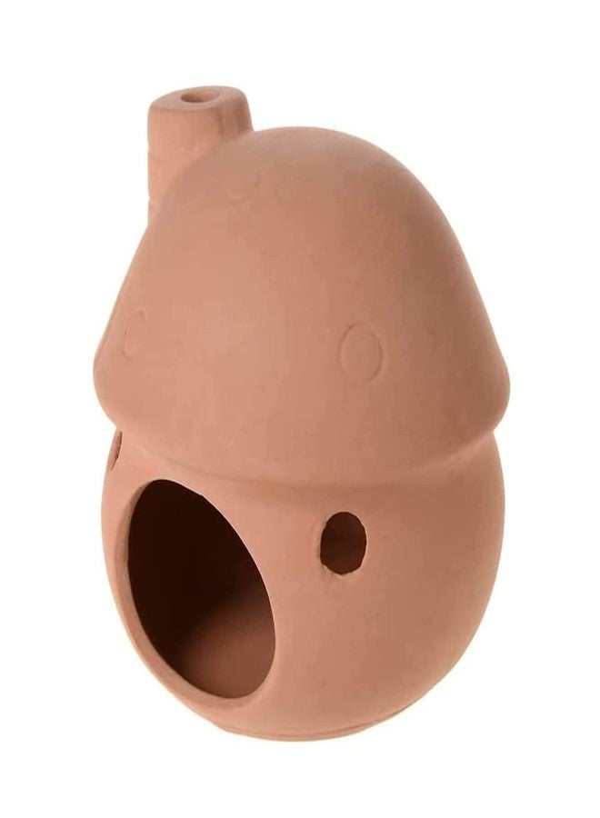 YXQ Aquarium Decorations Ceramic Mushroom House for Fish Tank Landscape to Small Shrimp/Goldfishes Hiding Rest and Breed (Natural) - Image 2