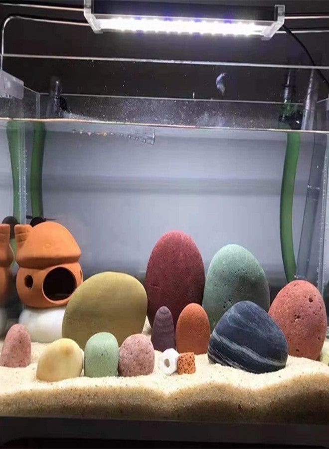 YXQ Aquarium Decorations Ceramic Mushroom House for Fish Tank Landscape to Small Shrimp/Goldfishes Hiding Rest and Breed (Natural) - Image 5