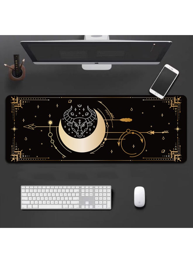 Creative Twelve Constellations Simple Edge-Locking Mouse Pad Magic Array Extra Large Dormitory Computer Keyboard Pad Mouse