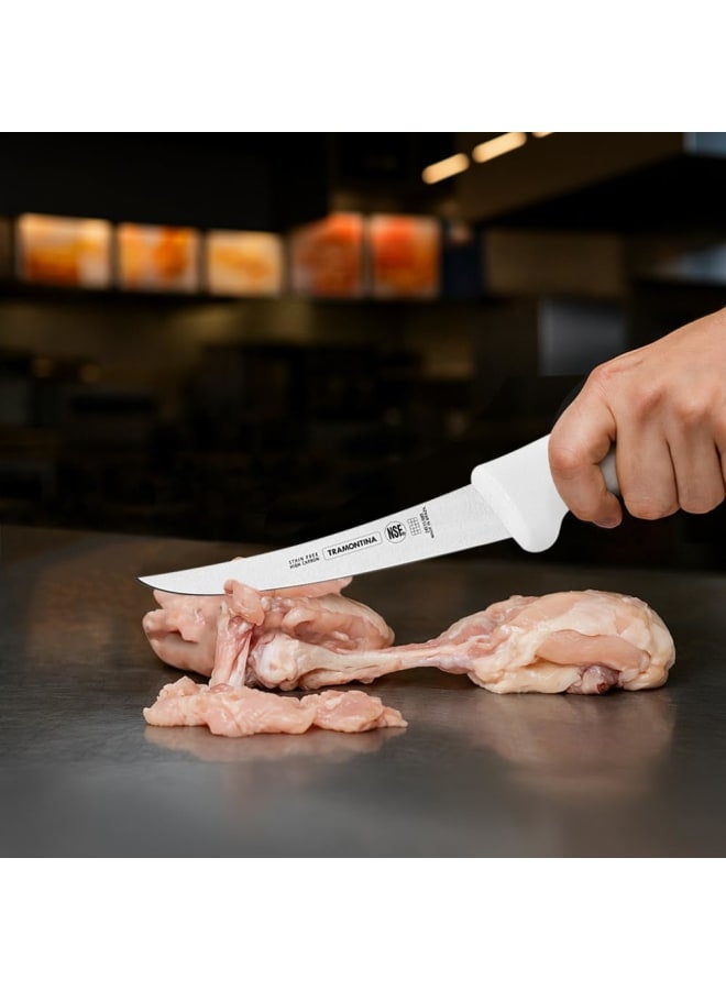 TRAMONTINA Professional Boning Knife – 5-Inch Stainless Steel Blade – Sharp, Flexible & Designed for Precision Meat Cutting - Image 2