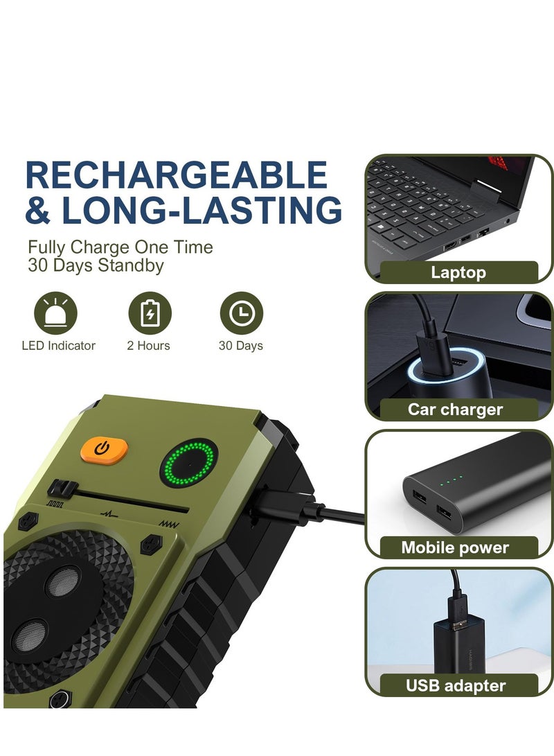 إكسفور جهاز مضاد للنباح، جهاز تحكم في نباح الكلاب بالموجات فوق الصوتية بطول 50 قدمًا، رادع النباح قابل لإعادة الشحن مع 3 أوضاع، صندوق مقاوم للماء للاستخدام الداخلي والخارجي، آمن للكلاب والأشخاص - Image 5