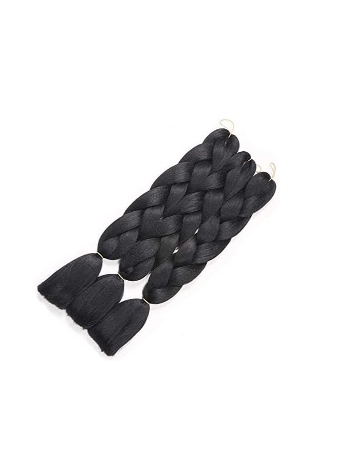 ORiTi Braiding Hair Ombre Kanekalon Jumbo Braids Synthetic Braiding Hair 3Pcs/Lot Hair Extension for Twist Braiding Hair 24"