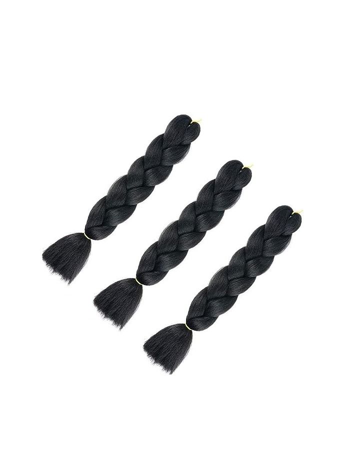 ORiTi Braiding Hair Ombre Kanekalon Jumbo Braids Synthetic Braiding Hair 3Pcs/Lot Hair Extension for Twist Braiding Hair 24"