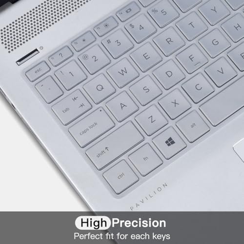 imComor Keyboard Cover for HP Laptop 15.6 15-dw 15-dy 15-da/db 15-ef 15-bs/bw 15t 15z 15t-dy200 15t-dw300 15-db0011dx/HP Pavilion x360 15.6"/HP Envy 17 17.3 17t 17M 17-by 17-bs 17-bw/ca Keyboard Skin, Clear - Image 4