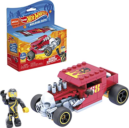 Mega Construx Hot Wheels Bone Shaker Construction Set Building Toys for Kids 5 Years and Up - Image 1