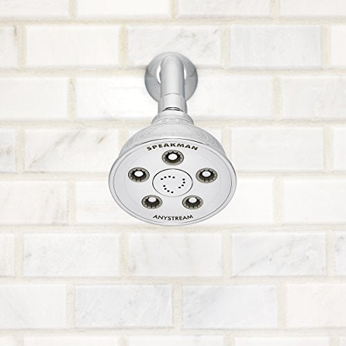 Speakman S-3014 Caspian Anystream High Pressure Adjustable Shower Head, Polished Chrome - Image 3