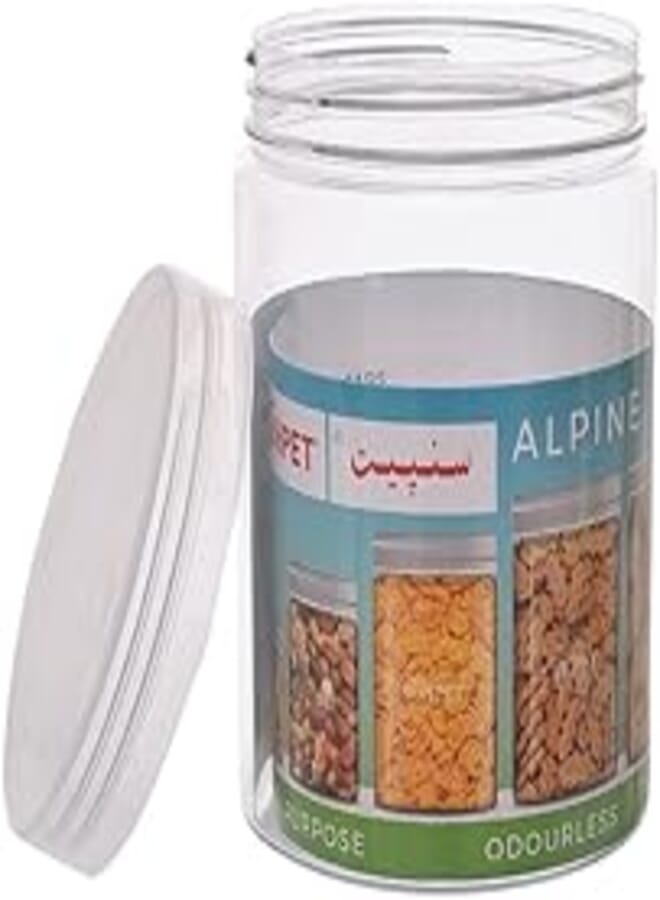 Sunpet alpine jar 450 ml transparent with plastic lid