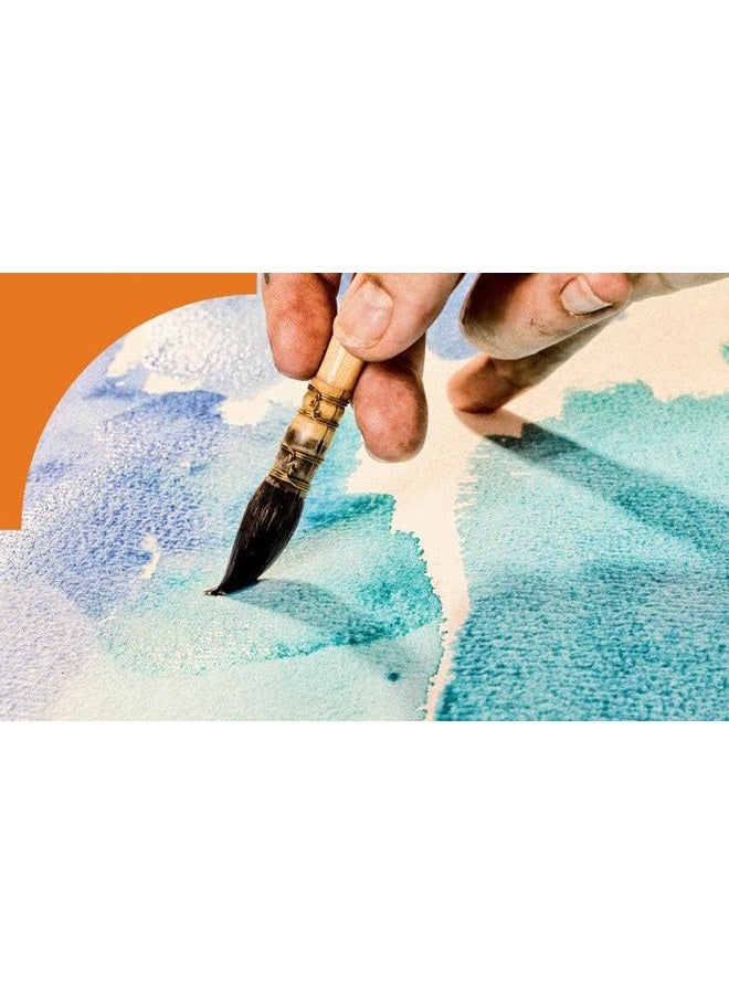 Brustro Artists Watercolour Paper 300 GSM A4-25% Cotton, Cold Pressed, Contains 18 + 6 Sheets Free - Image 5