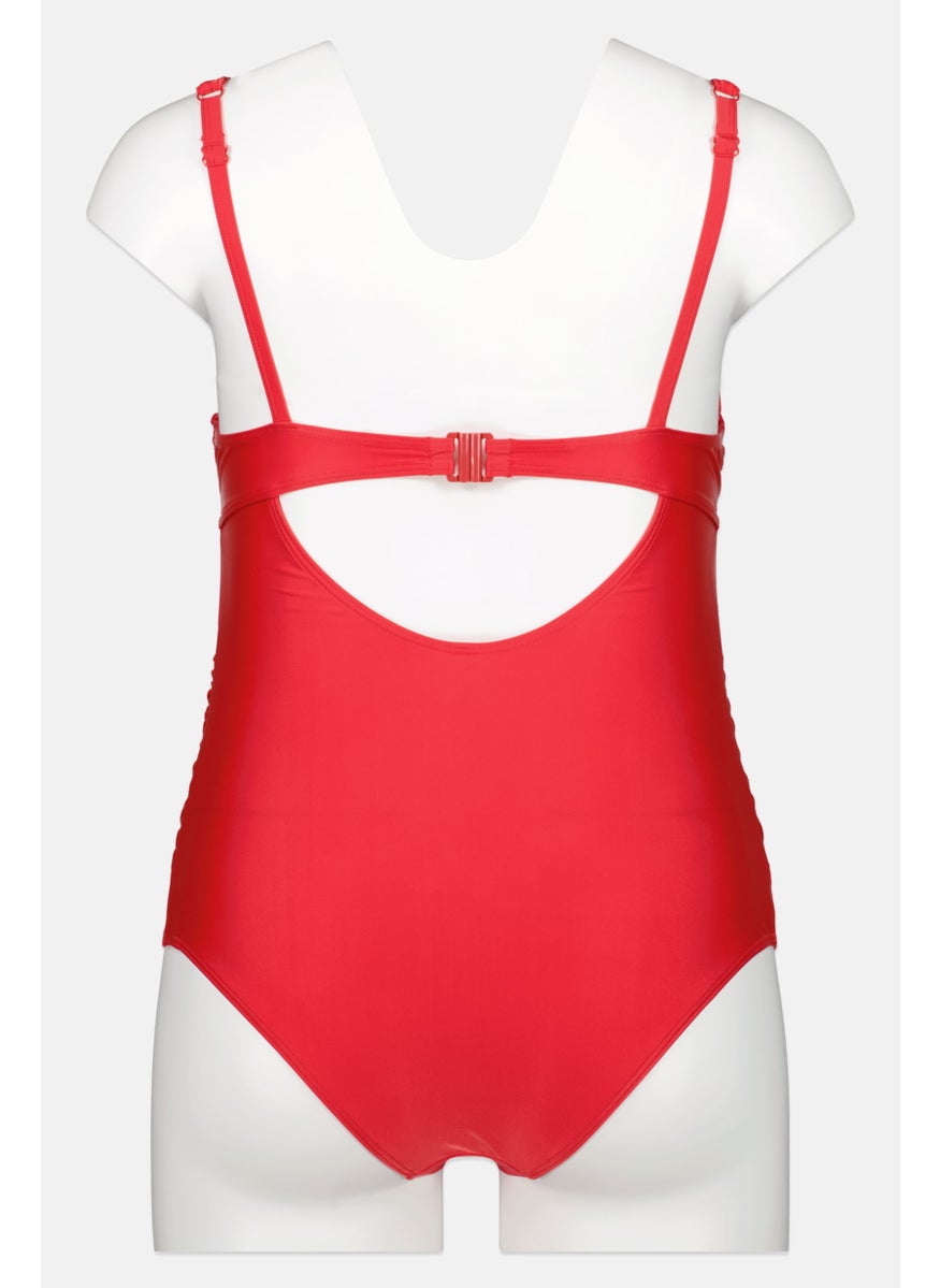 Women Solid One Piece Swimwear, Red - pzsku/Z1C3F936A800B4B33360BZ/45/_/1740486090/2419440c-ce10-4976-91b5-58c25e006600