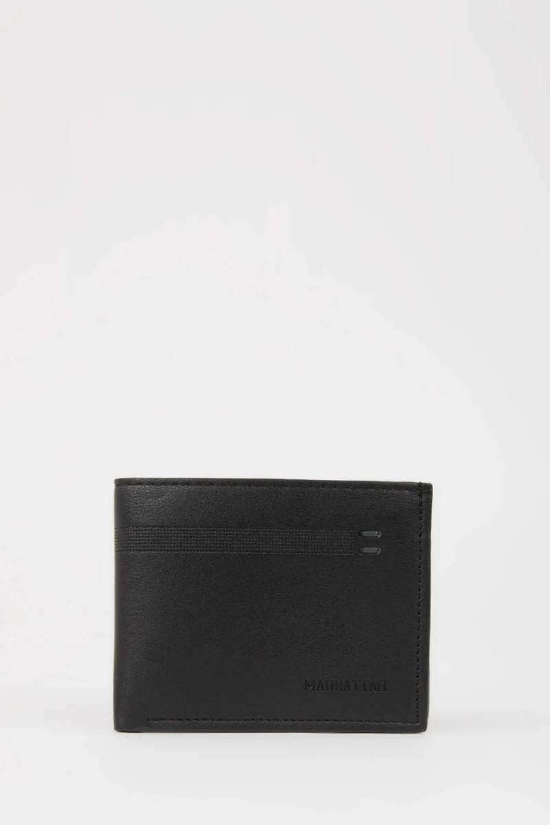 ديفاكتو Man Faux Leather Wallets