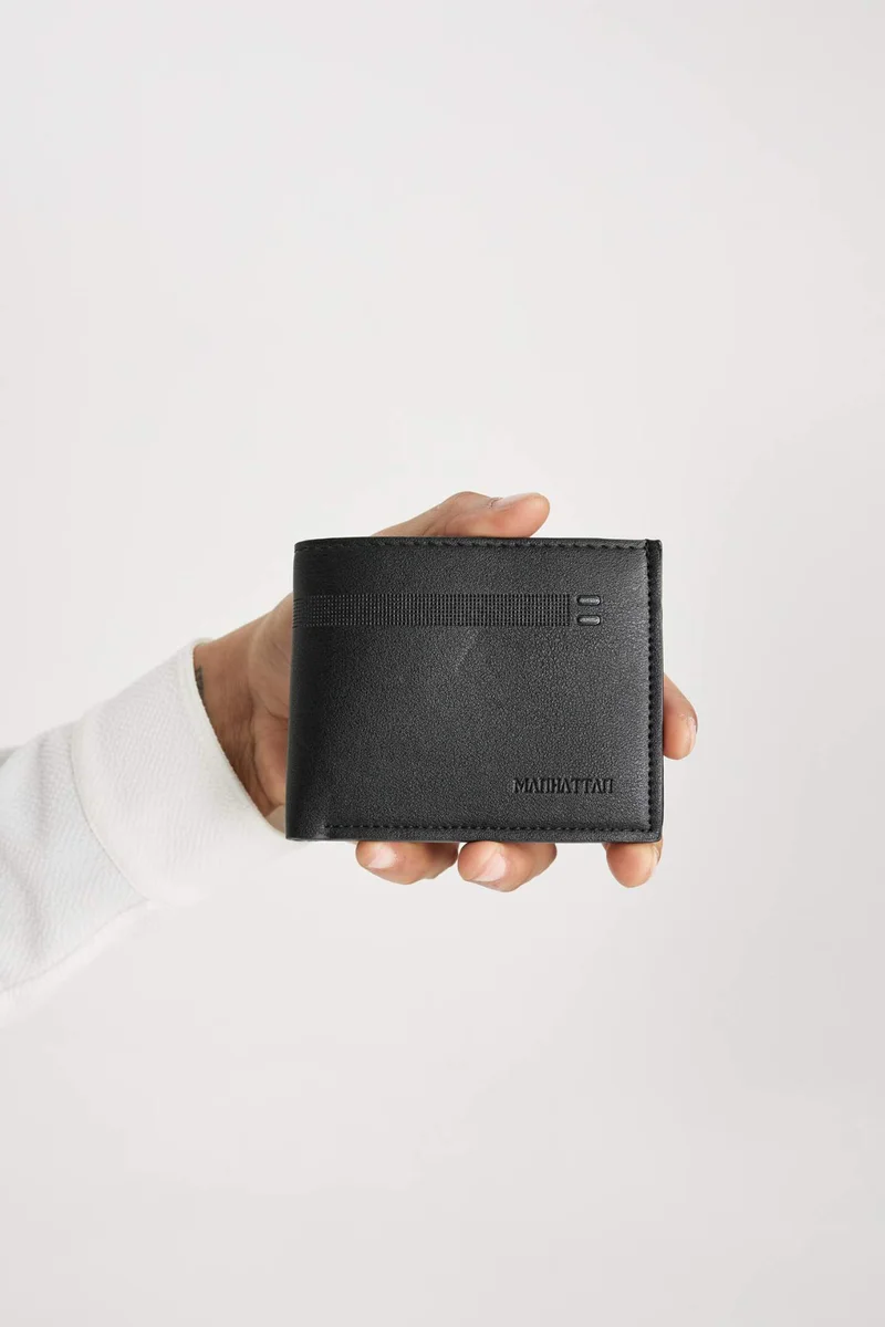 ديفاكتو Man Faux Leather Wallets
