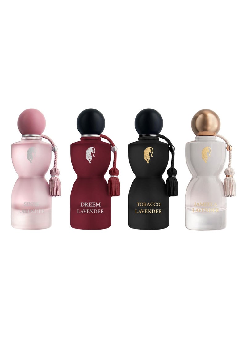 لافندر مجموعة عطر جورجينا75مل*4  - Image 3